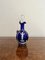 Carafe Mary Gregory en Verre Bleu, 1860s 1