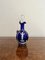 Mary Gregory Blue Glass Decanter, 1860s 1