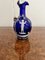 Carafe Mary Gregory en Verre Bleu, 1860s 4