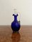 Mary Gregory Blue Glass Decanter, 1860s 5
