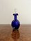 Mary Gregory Blue Glass Decanter, 1860s, Image 6