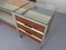 Large Exclusive Rosewood Steel & Glass Sales Counters, 1960s, Set of 3, Image 12