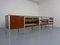 Large Exclusive Rosewood Steel & Glass Sales Counters, 1960s, Set of 3 2
