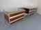 Large Exclusive Rosewood Steel & Glass Sales Counters, 1960s, Set of 3, Image 5