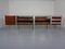 Large Exclusive Rosewood Steel & Glass Sales Counters, 1960s, Set of 3 1