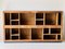 Industrial Wooden Shelf with Four Drawers and Shelves 19