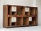 Industrial Wooden Shelf with Four Drawers and Shelves 7