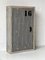 Vintage Wandschrank in Grau 1