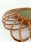 Italian Oval Mirror in Cane and Rattan, 1960s 5