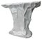 White Scagliola Sculpture Console Table from Cupioli Living, Image 5