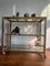 Vintage Brass and Glass Bar Cart, 1980s, Image 13