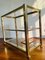 Vintage Brass and Glass Bar Cart, 1980s 9