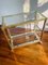 Vintage Brass and Glass Bar Cart, 1980s 5