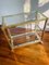 Vintage Brass and Glass Bar Cart, 1980s, Image 5