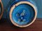 Jarrones Mid-Century de cerámica esmaltada en azul Rimini, azul profundo y turquesa de Aldo Londi para Bitossi, Italia, años 60. Juego de 2, Imagen 5
