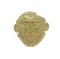 Brooch or Pendant of Agamemnon Mask in 18k Gold, 1990s 1