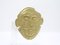 Brosche oder Anhänger mit Agamemnon Maske aus 750er Gold, 1990er 7