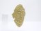 Brosche oder Anhänger mit Agamemnon Maske aus 750er Gold, 1990er 9