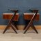Italian Rosewood Side Tables by Vittorio Dassi, 1950s, Set of 2, Image 4