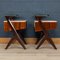 Italian Rosewood Side Tables by Vittorio Dassi, 1950s, Set of 2 6