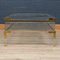 Table Basse Vitrine en Laiton et Verre Acrylique, Italie, 1970s 7