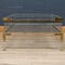 Italian Brass & Acrylic Glass Showcase Coffee Table, 1970s 5