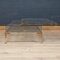 Italian Brass & Acrylic Glass Showcase Coffee Table, 1970s 18