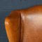 20th Century Dutch Sheepskin Leather Wing-Back Armchairs, Set of 2, 1980, Set of 2 15