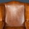 20th Century Dutch Sheepskin Leather Wing-Back Armchairs, Set of 2, 1980, Set of 2 43