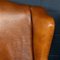20th Century Dutch Sheepskin Leather Wing-Back Armchairs, Set of 2, 1980, Set of 2 14