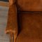 20th Century Dutch Sheepskin Leather Wing-Back Armchairs, Set of 2, 1980, Set of 2 8