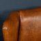 20th Century Dutch Sheepskin Leather Wing-Back Armchairs, Set of 2, 1980, Set of 2 36