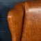 20th Century Dutch Sheepskin Leather Wing-Back Armchairs, Set of 2, 1980, Set of 2 37