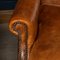 20th Century Dutch Sheepskin Leather Wing-Back Armchairs, Set of 2, 1980, Set of 2 20