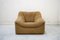 DS-46 Brown Neck Leather Lounge Chair with Ottoman from De Sede 8