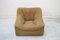 DS-46 Brown Neck Leather Lounge Chair with Ottoman from De Sede 9