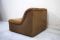 DS-46 Brown Neck Leather Lounge Chair with Ottoman from De Sede 6