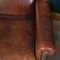 20th Century Dutch Sheepskin Leather Wing-Back Armchairs, 1980s, Set of 2 12