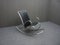 Sedia a dondolo futuristica in acciaio inossidabile di Meyer Stahl Möbel, anni '90, Immagine 4