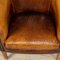 20th Century Dutch Sheepskin Leather Tub Chairs, 1960s, Set of 2, Image 29