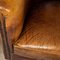 20th Century Dutch Sheepskin Leather Tub Chairs, 1960s, Set of 2, Image 22