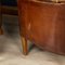 20th Century Dutch Sheepskin Leather Tub Chairs, 1960s, Set of 2, Image 40