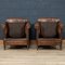 20th Century Dutch Sheepskin Leather Tub Chairs, 1960s, Set of 2 4