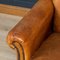 20th Century Dutch Sheepskin Leather Tub Chairs, 1960s, Set of 2, Image 20