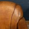 20th Century Dutch Sheepskin Leather Tub Chairs, 1960s, Set of 2 27
