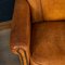 20th Century Dutch Sheepskin Leather Tub Chairs, 1960s, Set of 2 40