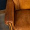 20th Century Dutch Sheepskin Leather Tub Chairs, 1960s, Set of 2, Image 40