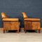 20th Century Dutch Sheepskin Leather Tub Chairs, 1960s, Set of 2, Image 10