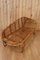 Italian Rattan Meridian Bench, 1960s, Image 3