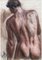 Giacomelli Ferruccio, Figura de atleta, 1954, Grafito, Enmarcado, Imagen 1